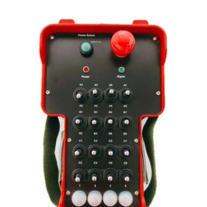 Wireless remote control for welding trolley